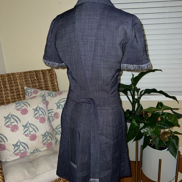 Authentic Vintage Chanel Denim Dress Size 38 - Picture 7 of 13